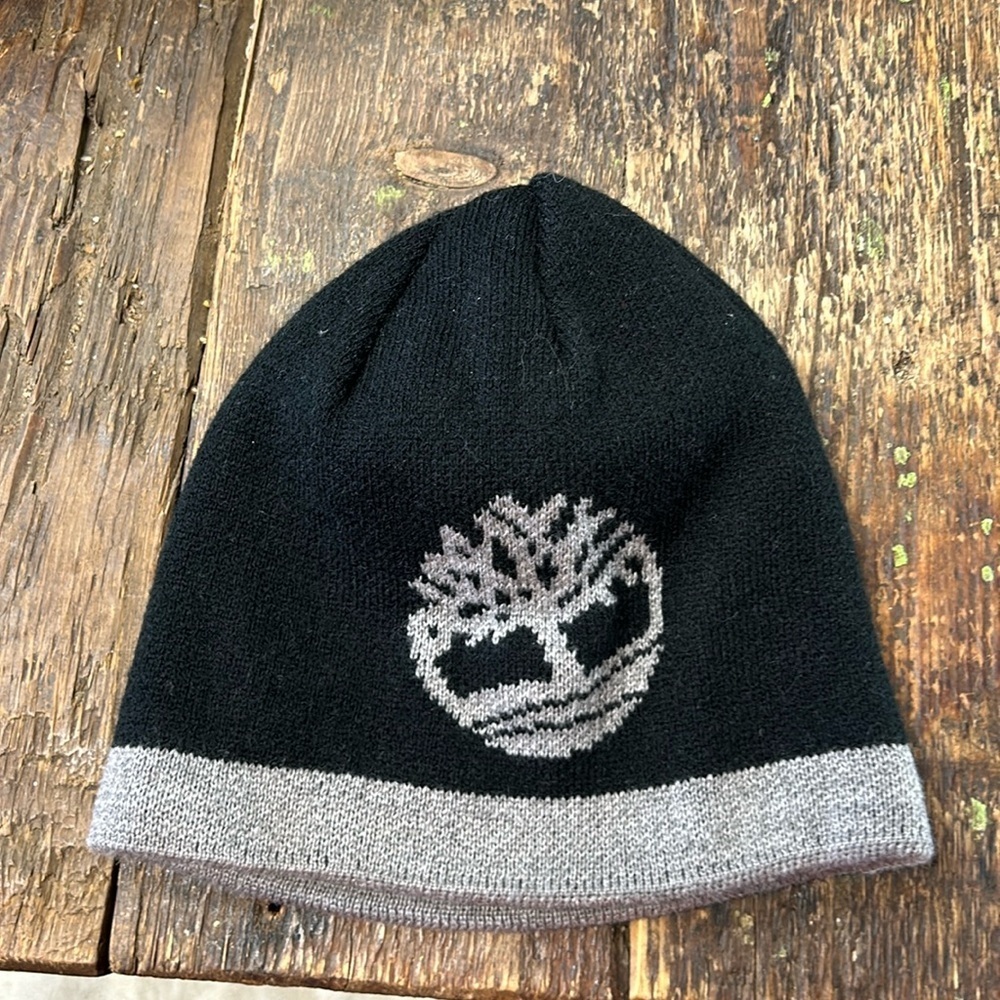 Charcoal and light gray Timberland youth hat 8-16